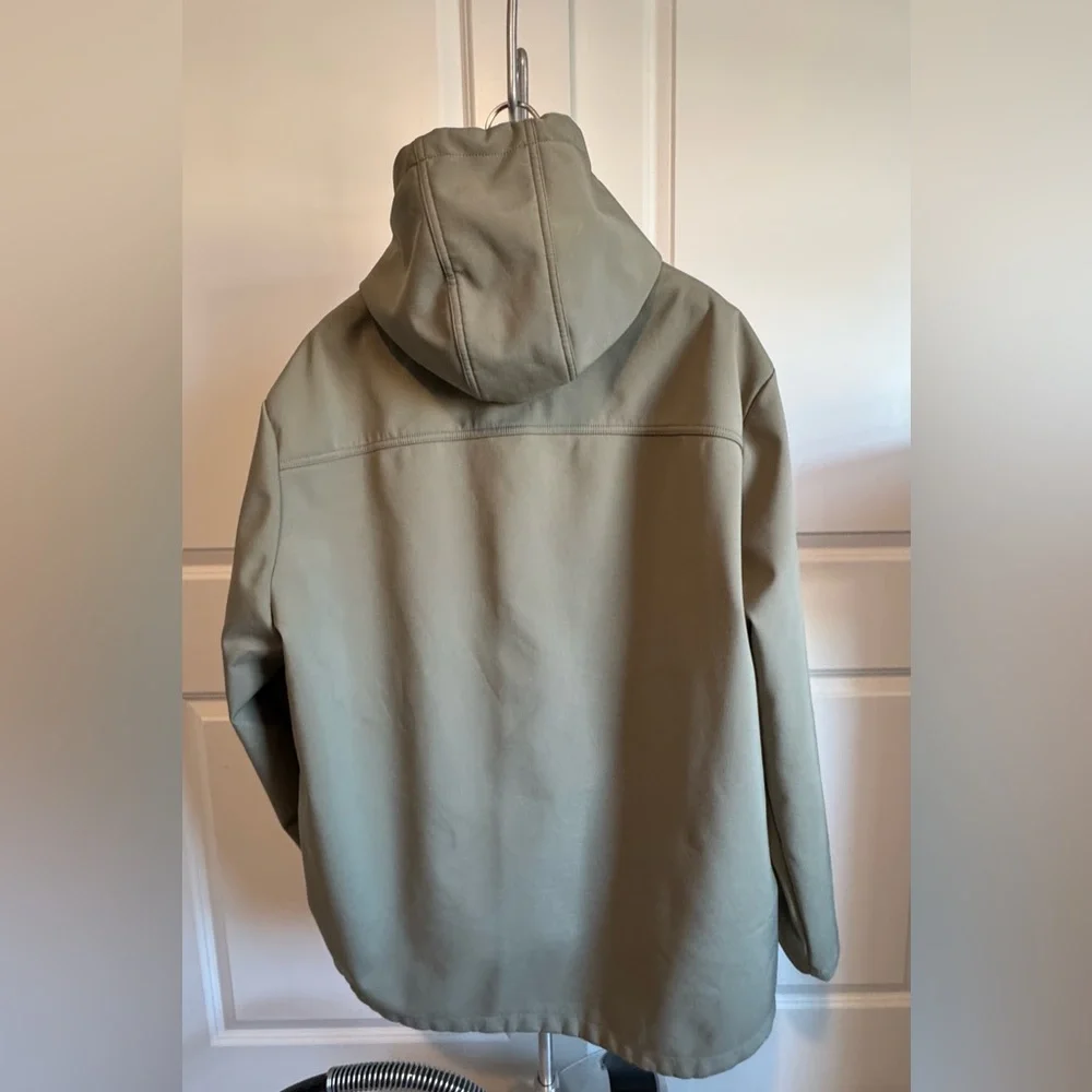 Hurley Men's Softshell Quilted Puffer Jacket Hooded Windbreaker - Picture 2 of 10